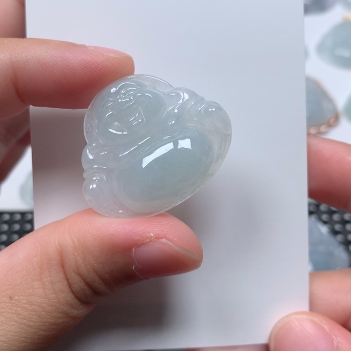 翡翠未镶嵌吊坠(不含链)佛公
