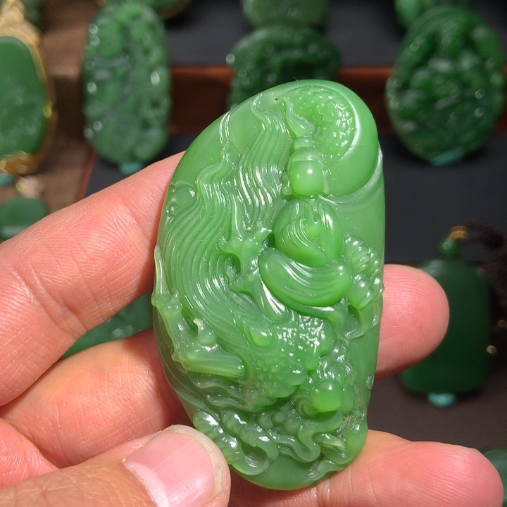 和田玉挂件未镶嵌