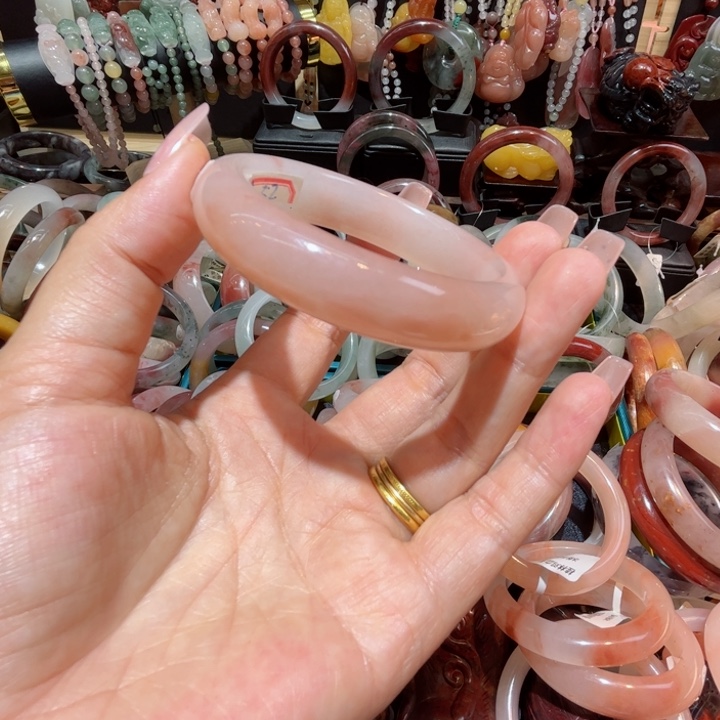 石英质玉手镯未镶嵌ˆ****^