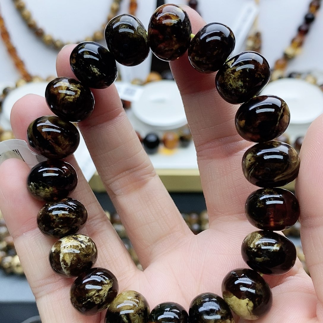 琥珀手链未镶嵌琥珀13