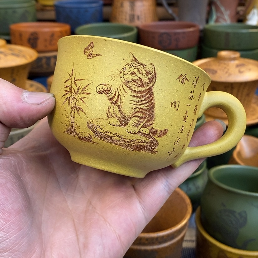 【闪购商品】紫砂公道杯宜兴全手工紫砂杯