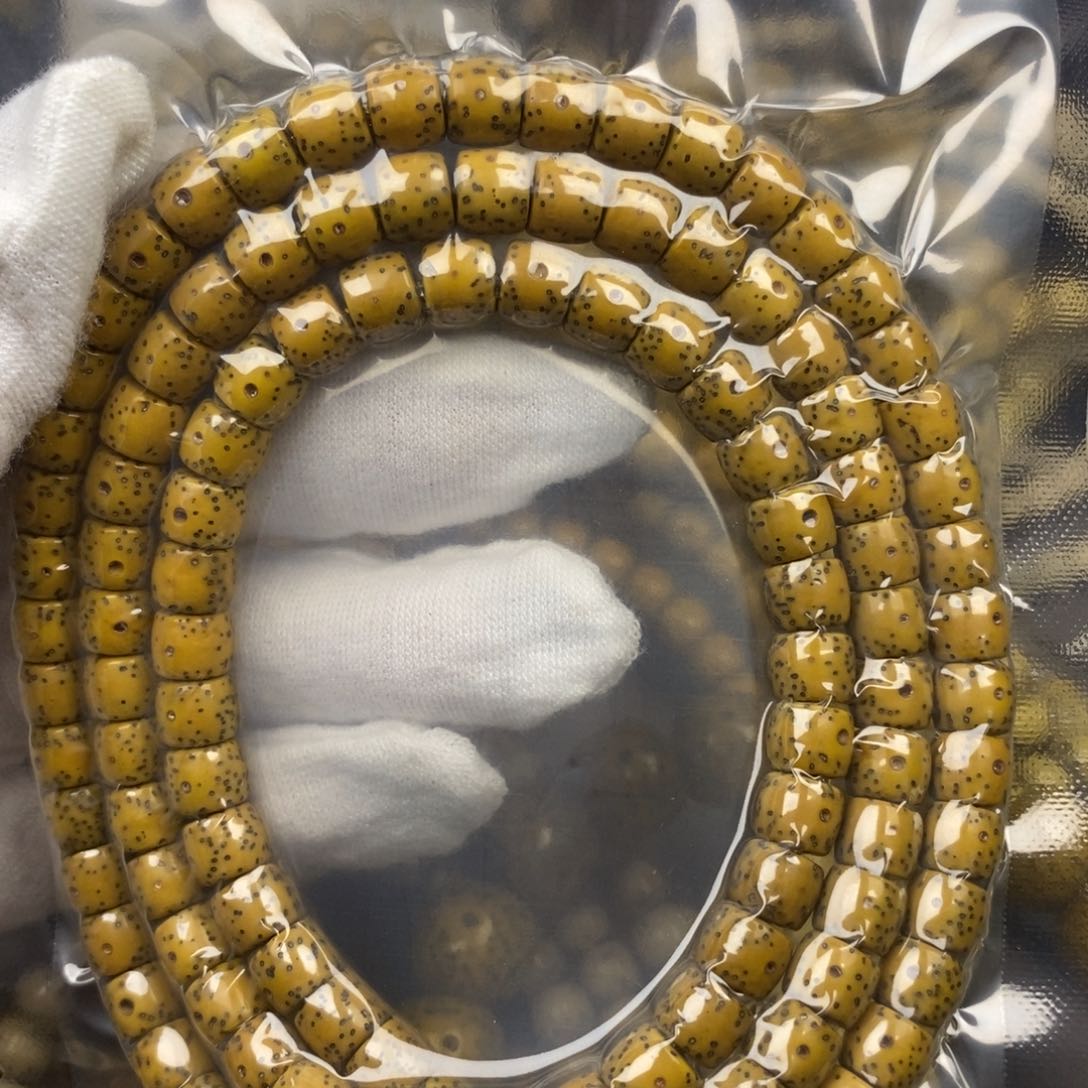 星月菩提吊坠6x7直切108