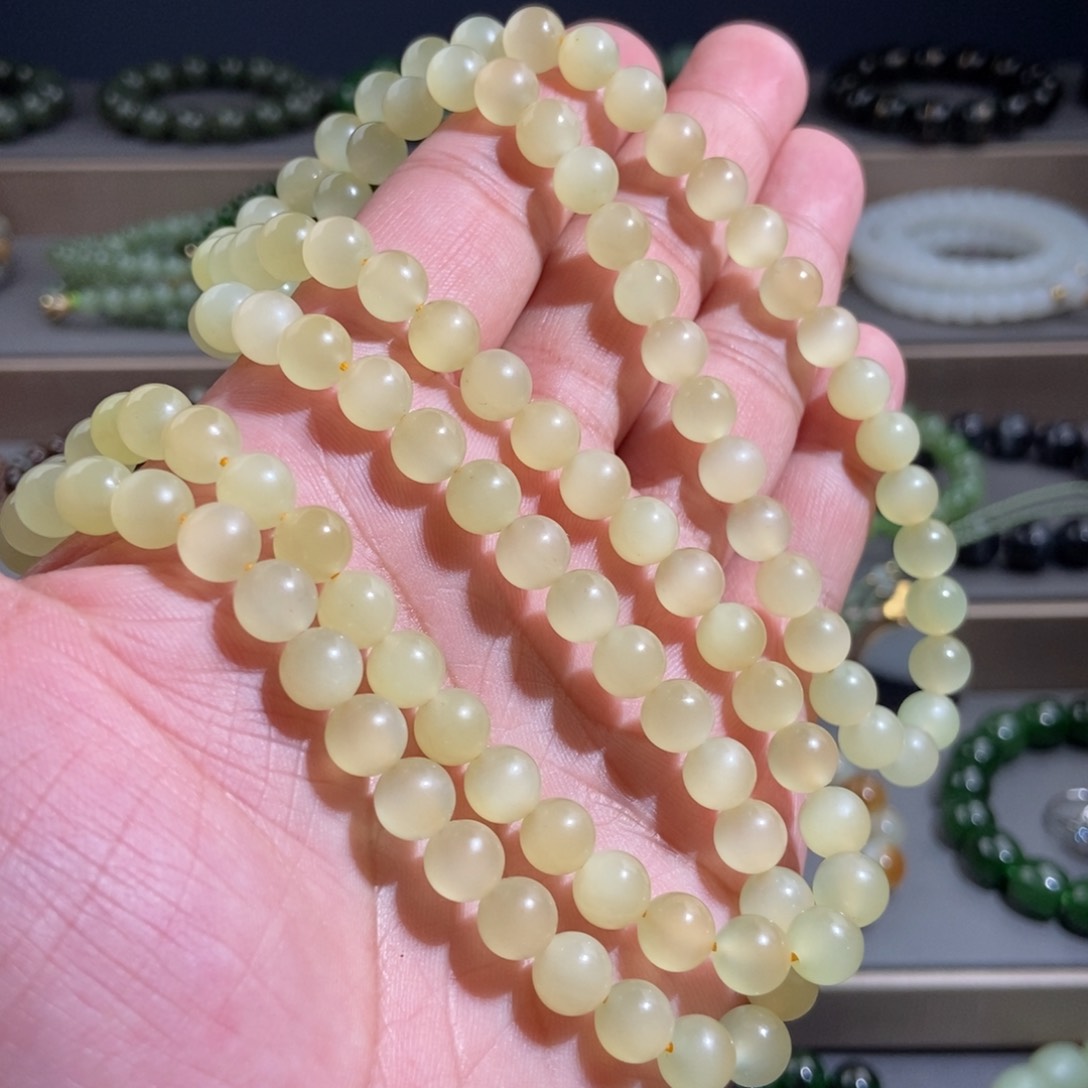 和田玉手链未镶嵌