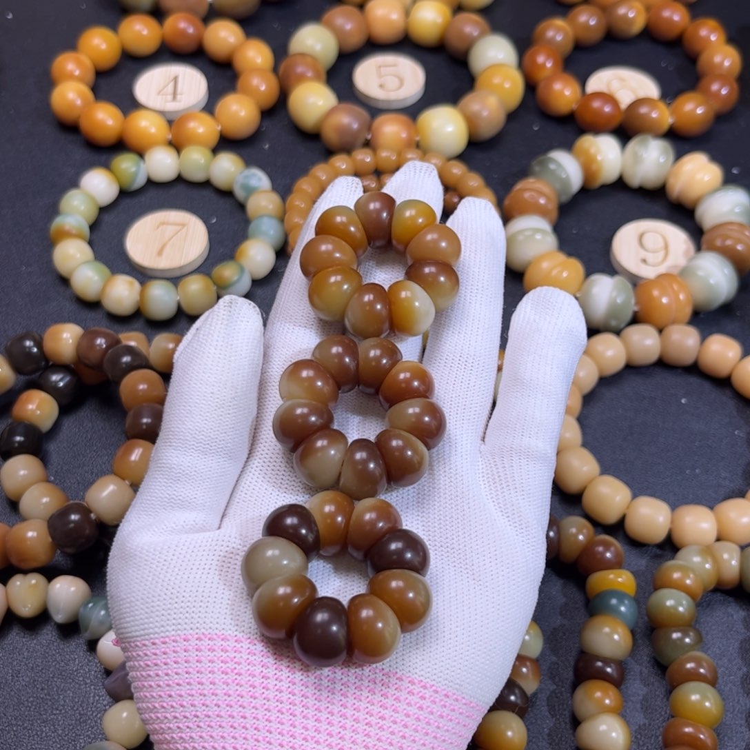 菩提根/象牙果手串蒜瓣手捻可挑选