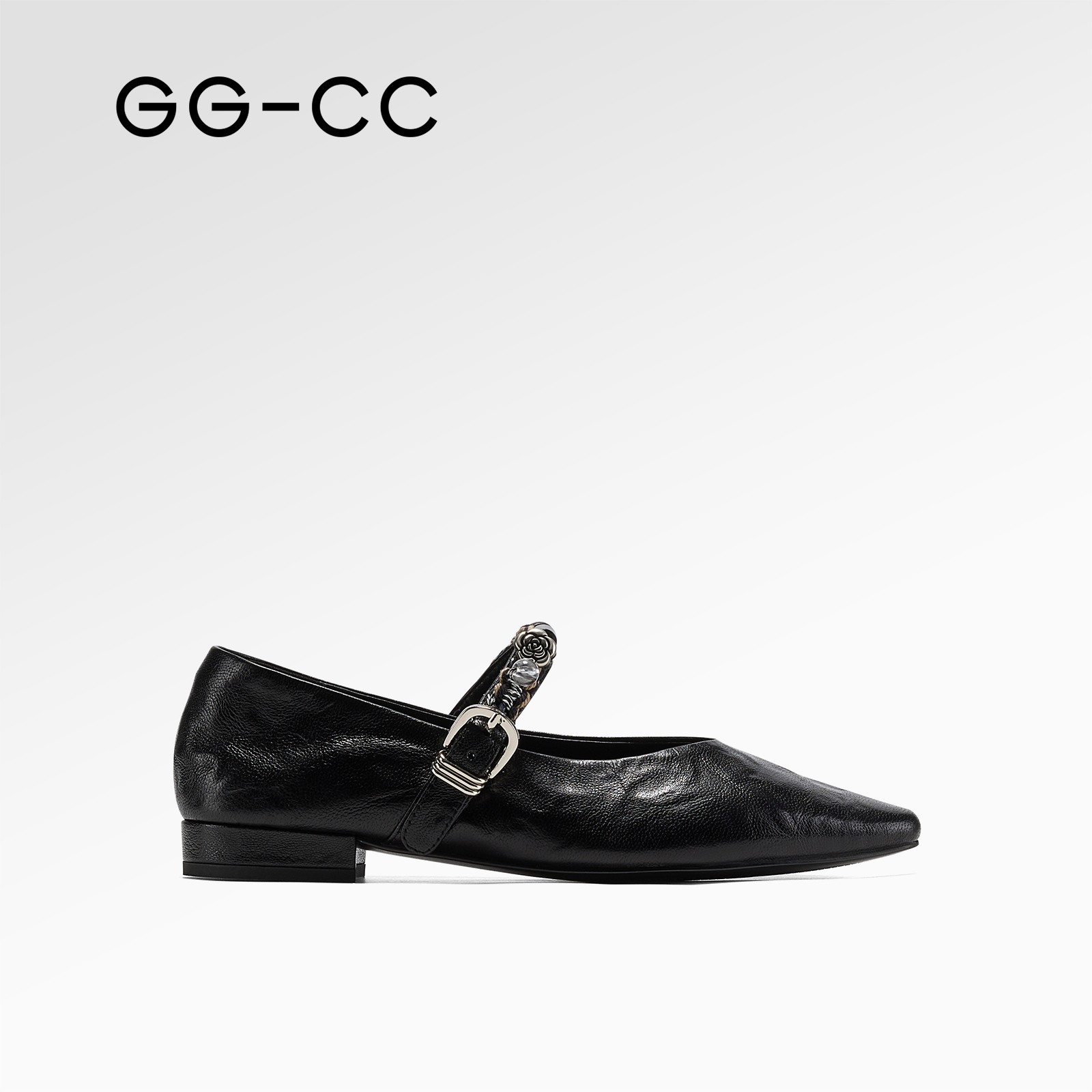 GG-CC【纽约画展】秋季新款法式复古芭蕾舞单鞋女一脚蹬平底鞋2918