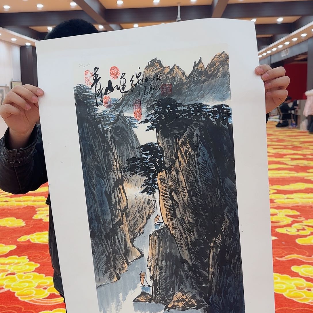 国画艺术家的作品