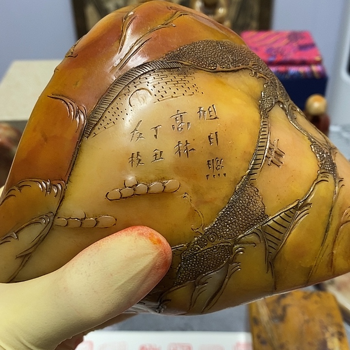 周***行寿山石印石宝篆工艺链接放漏