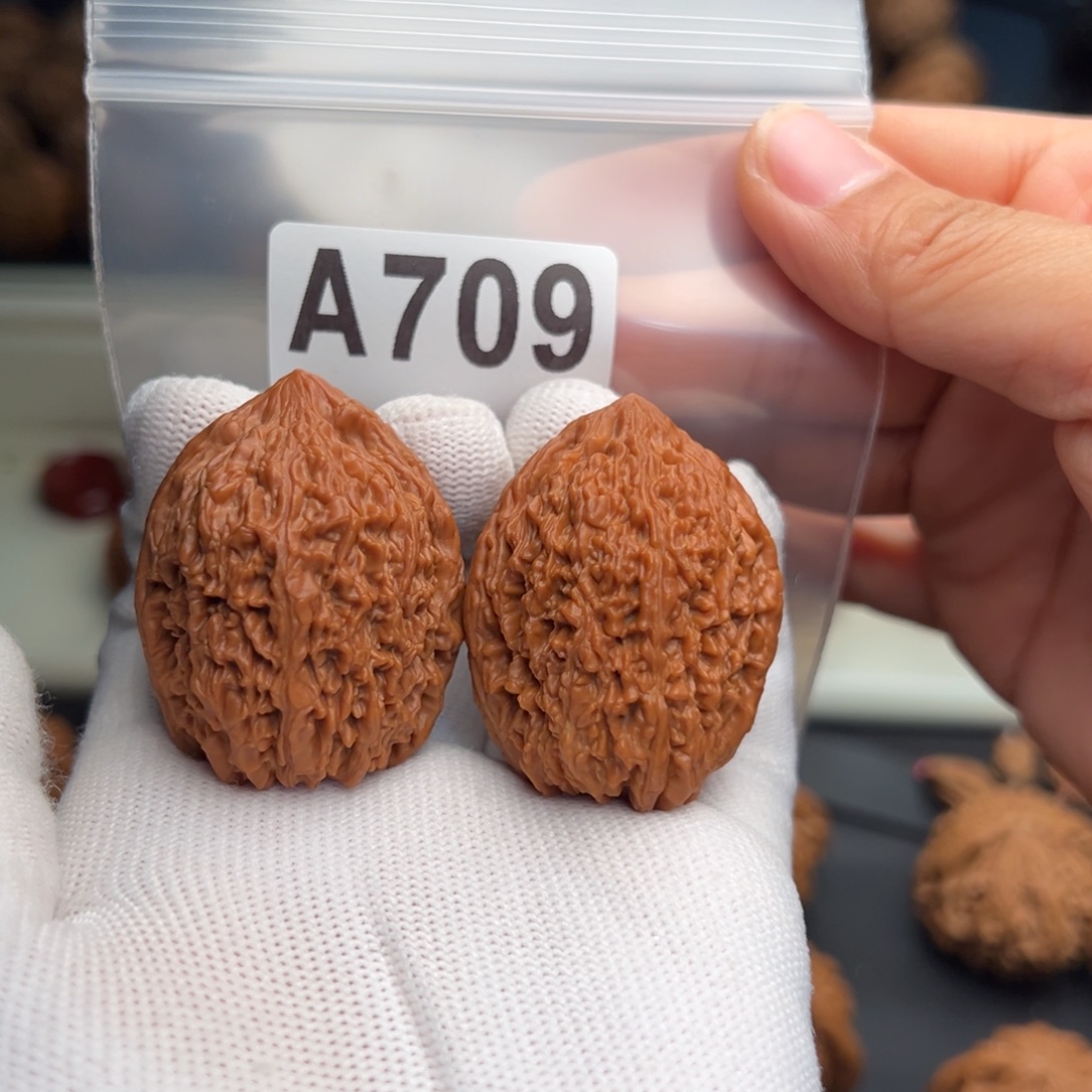 文玩核桃吊坠A709大蒜35全品