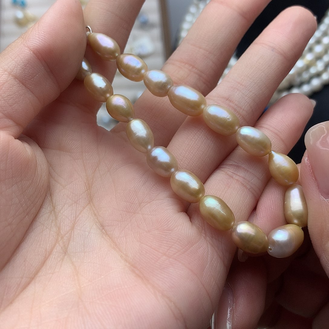 淡水珍珠7-8未镶嵌t18手链
