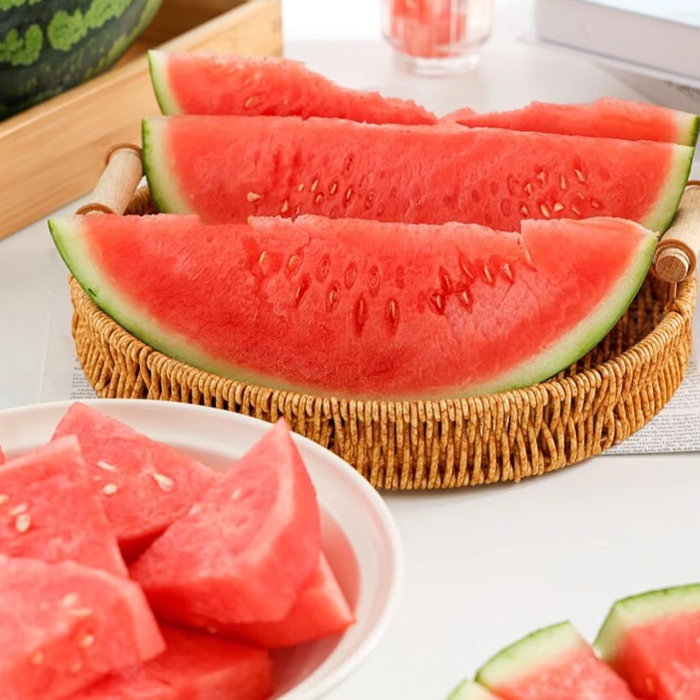 1颗【甘美4K】脆甜好吃，6-9斤西瓜同城送江苏省