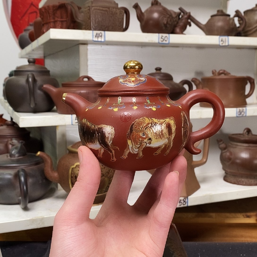 紫砂茶壶张*生全手工制作