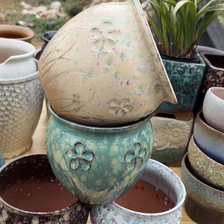 正品紫砂口15高15颜色随机