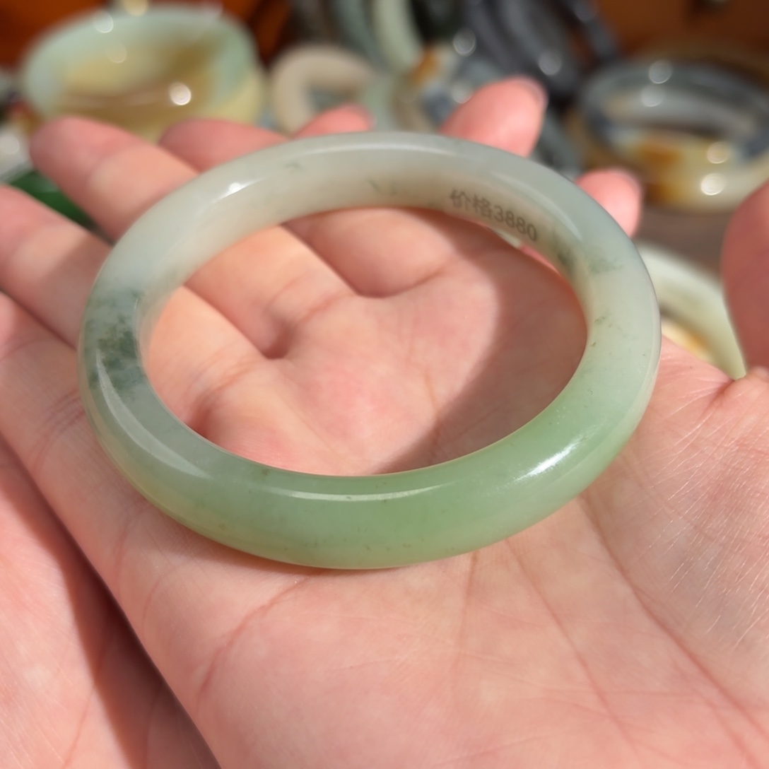 和田玉手镯57.8未镶嵌