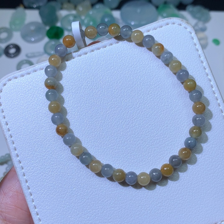 翡翠手链未镶嵌手串