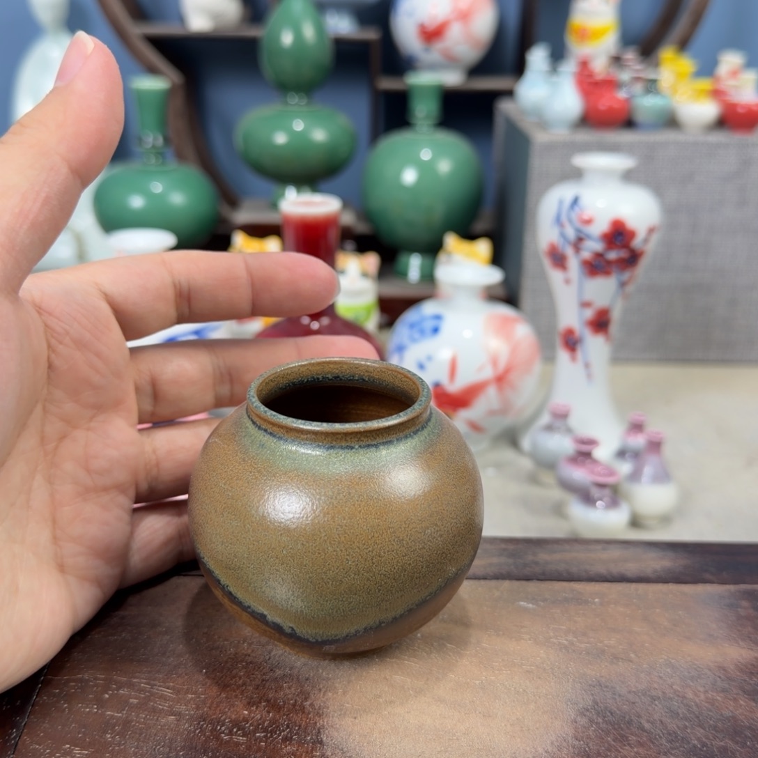 陶瓷手工小花器摆件