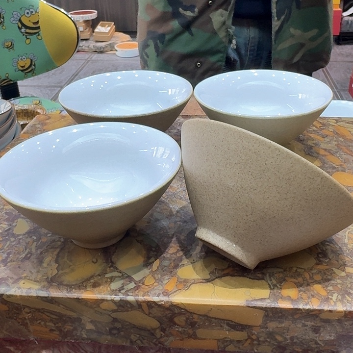 陶烧杯四个一组。。。品茗