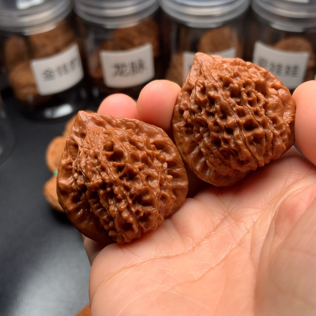 吊坠文玩核桃朱雀38