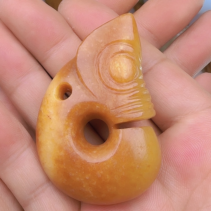 和田玉吊坠(不含链)未镶嵌