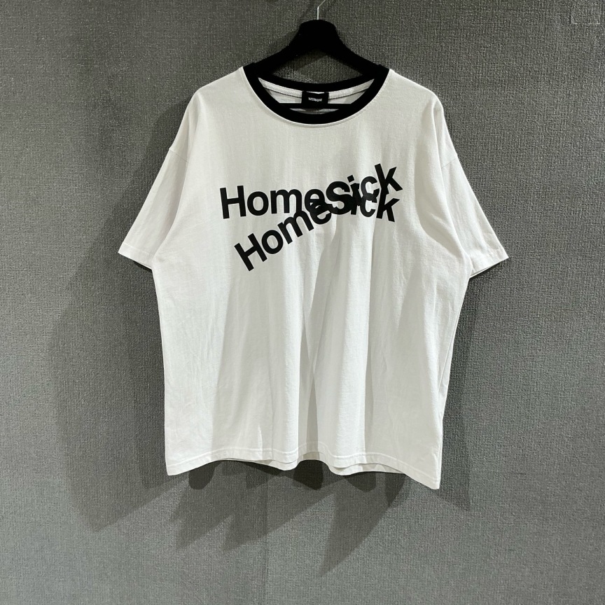 未使用 WE11 DONE （pm）黑白拼色短袖 全新带吊m码/3593