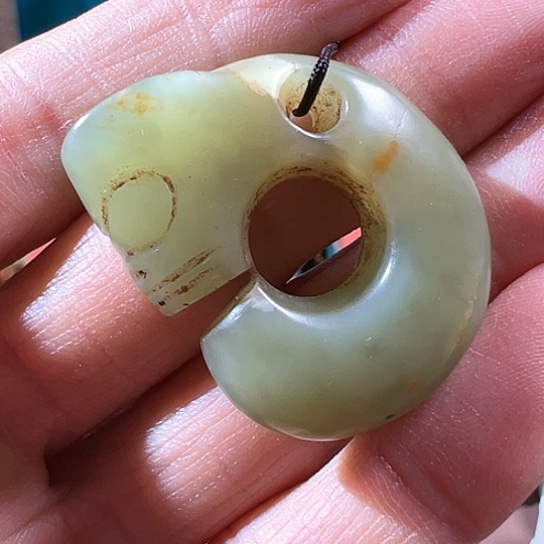 和田玉（糖玉）挂件未镶嵌