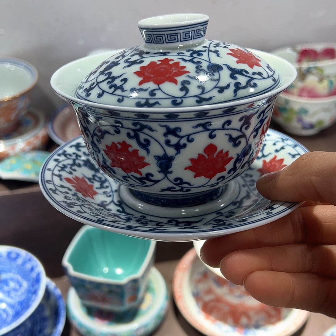 盖碗七觉得景德镇的早就不