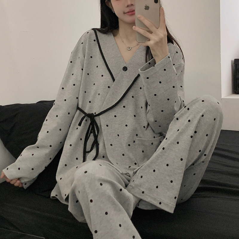 【春秋月子服】孕妇睡衣夏季薄款产前产后产妇怀孕期喂奶哺乳家居服
