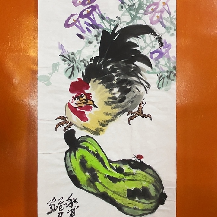 国画张圣敏先生纯手绘作品