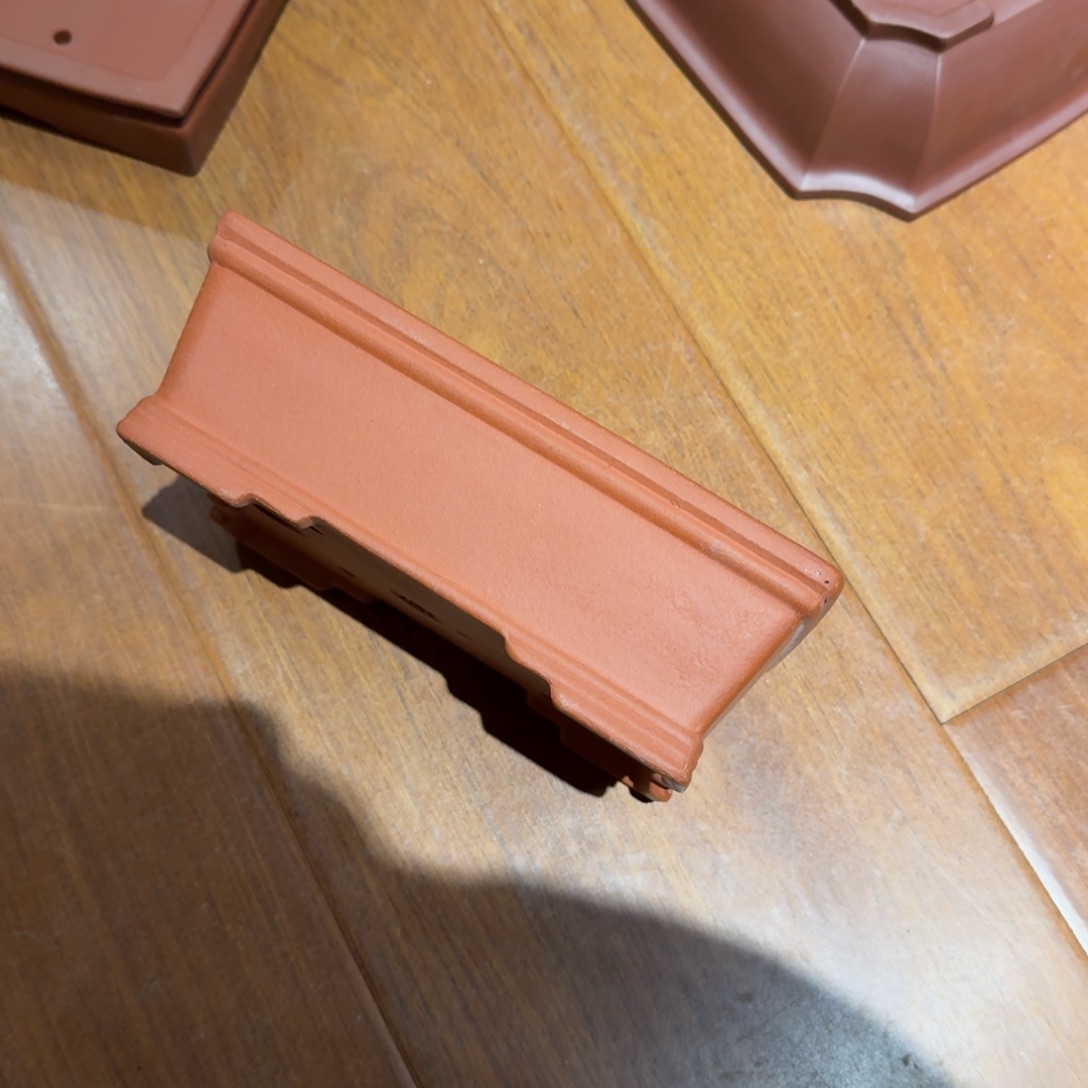 紫砂花盆原矿紫泥