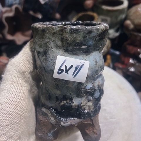 粗陶花盆手工花盆