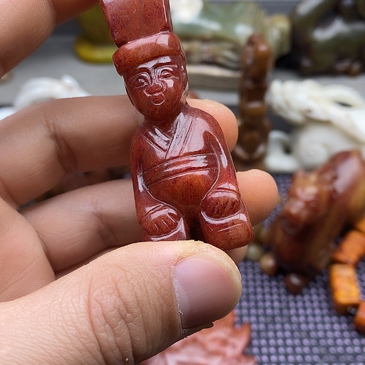 未镶嵌蛇纹石玉颈饰