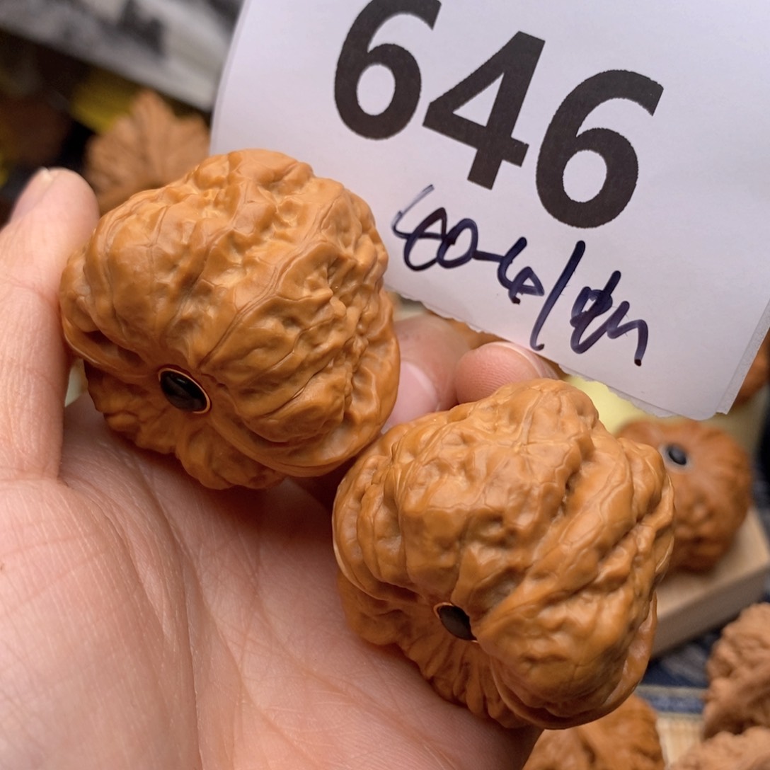 文玩核桃把件646号40蛙