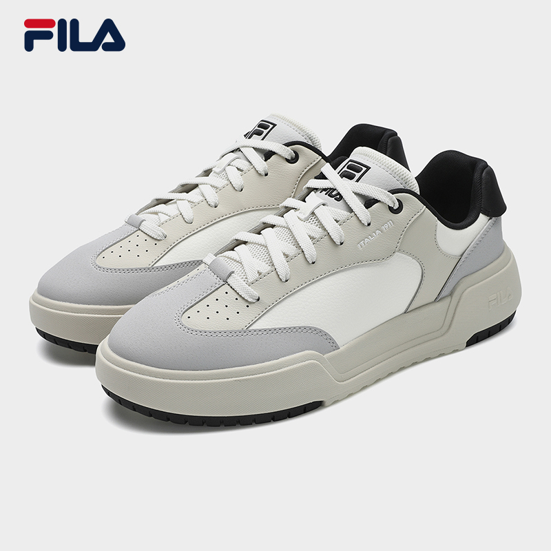 【时尚百搭浮跃鞋】Fila/斐乐男秋厚底潮流低帮运动板鞋F12M542204F