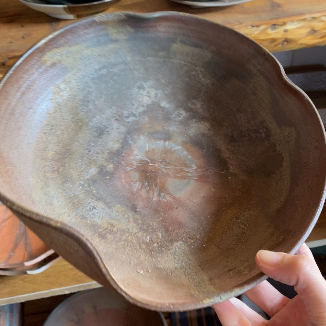 瓷片备前烧器皿器皿