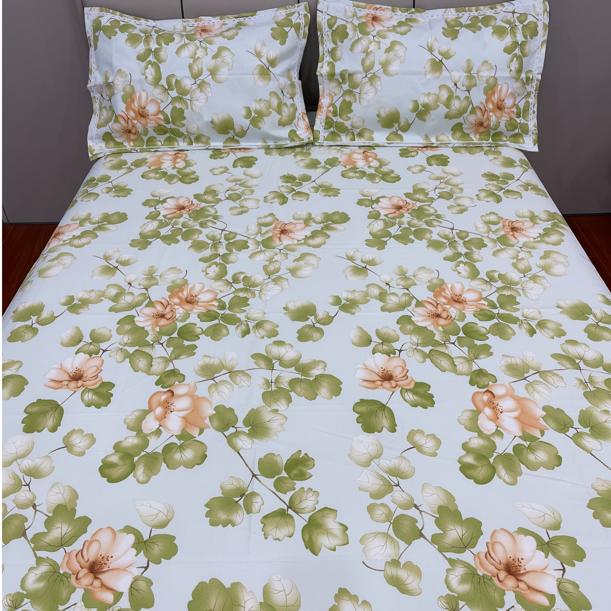 原棉老粗布床单三件套（235号）