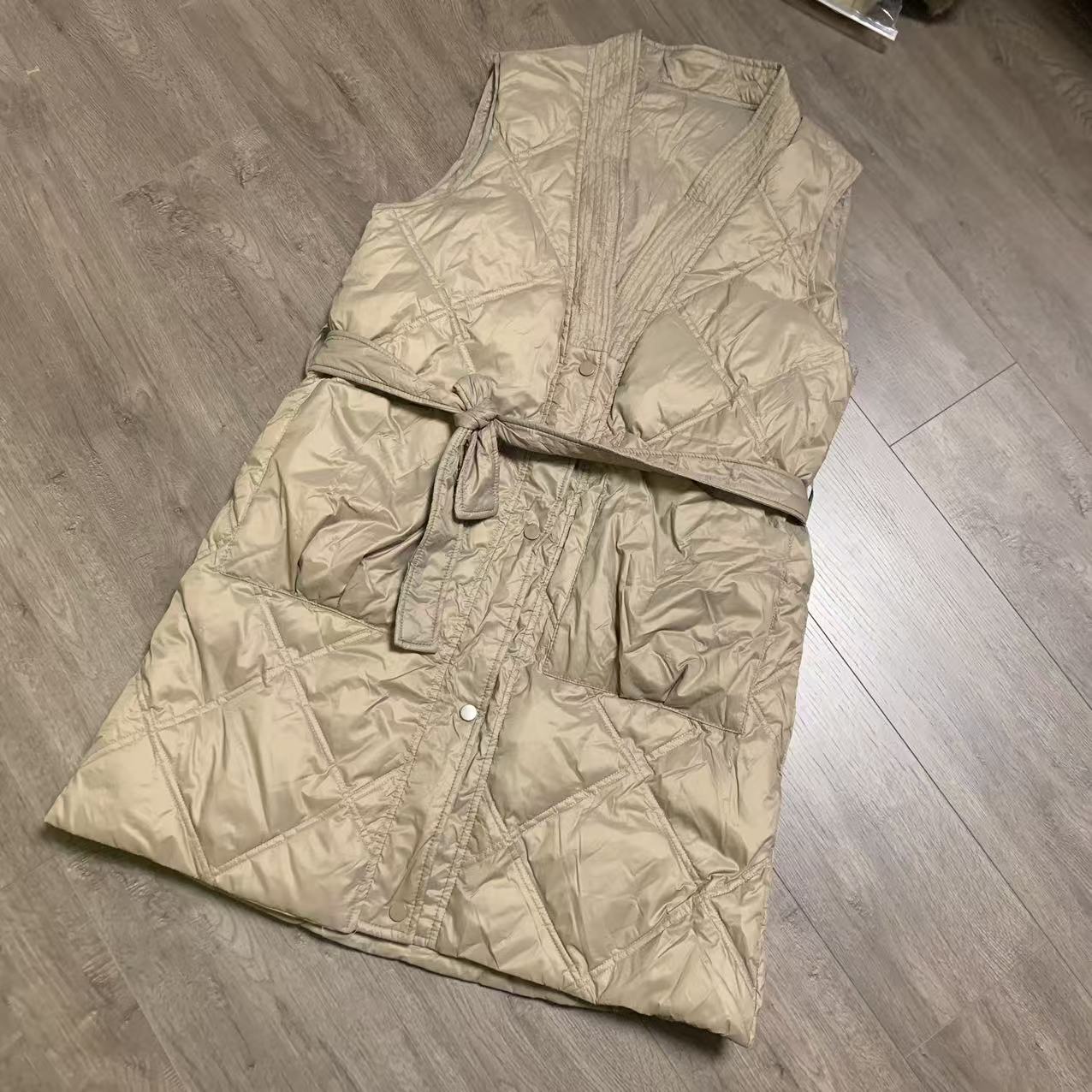 （现货）中长和服领羽绒马甲