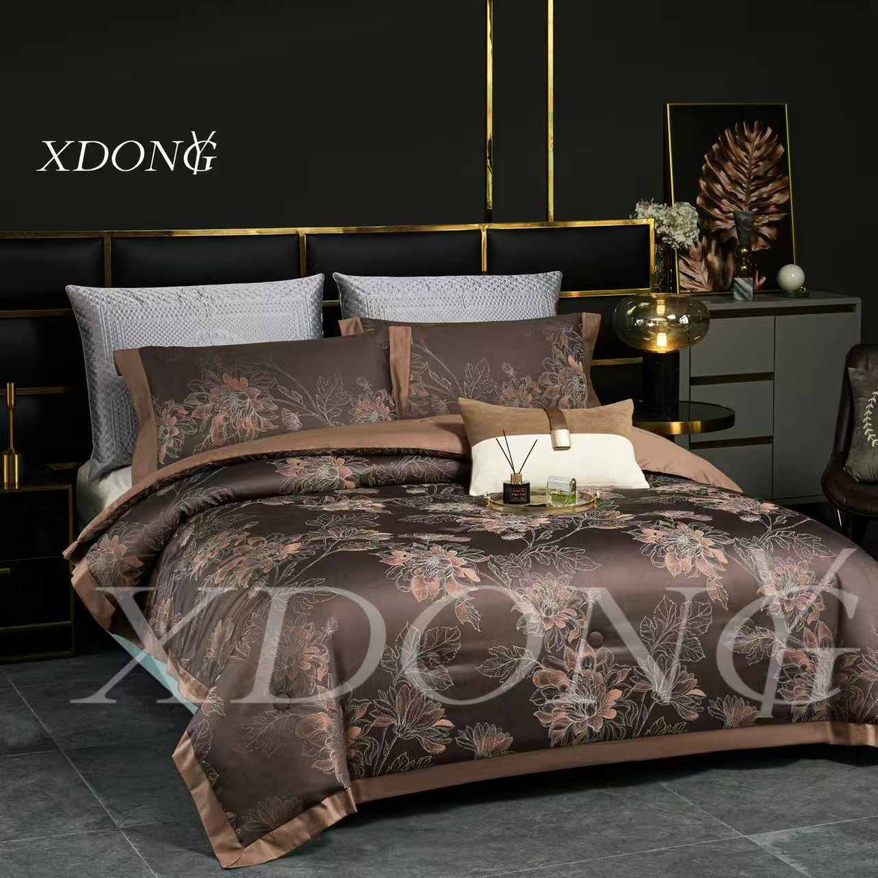 XDONGY（冬云家纺）200*230高精密贡缎 芳兰竟体柔软亲肤冬被