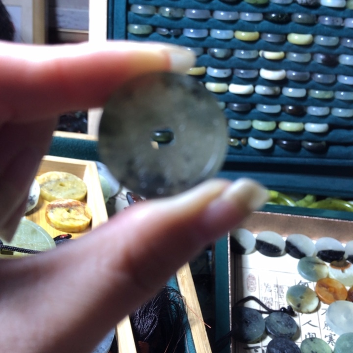 岫玉未镶嵌岫玉挂件༺***༻