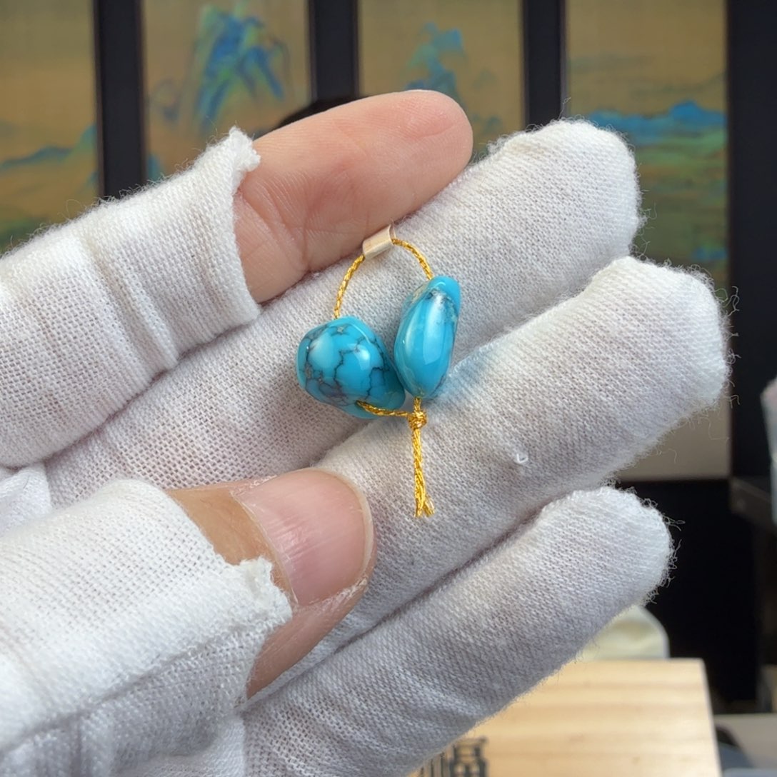 绿松石未镶嵌珠宝奇石