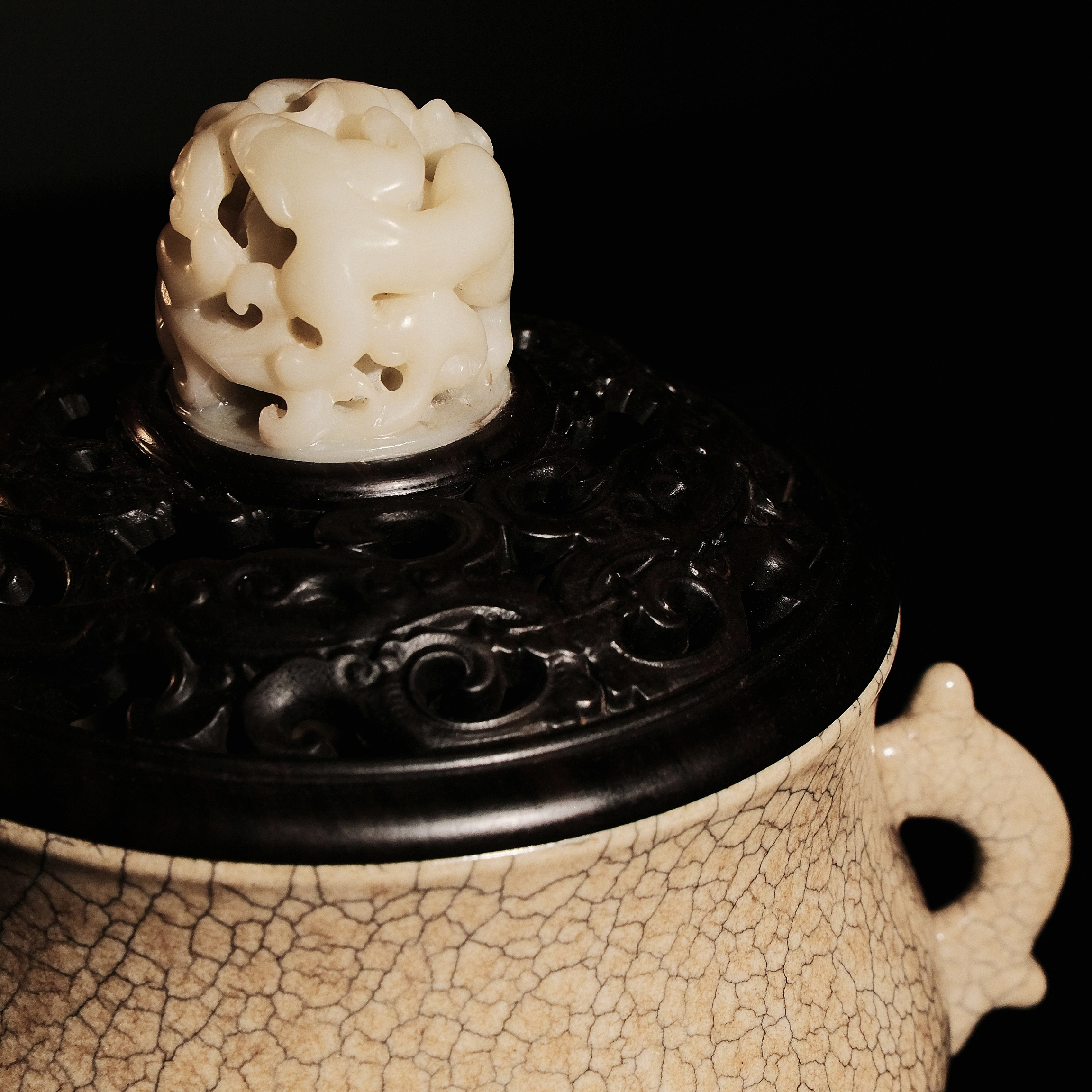 丹山片羽哥窑杯创意茶具茶杯陶瓷通用链接（联系客服专拍）