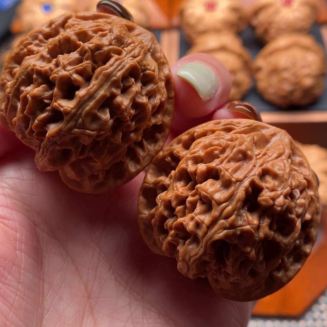 把件文玩核桃39尺寸苹果园