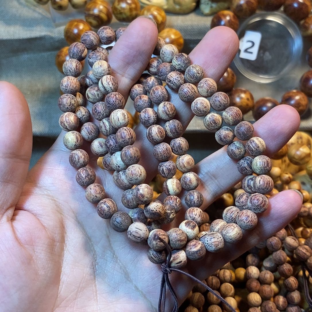 木花色花梨公0.8x108颗无抛光