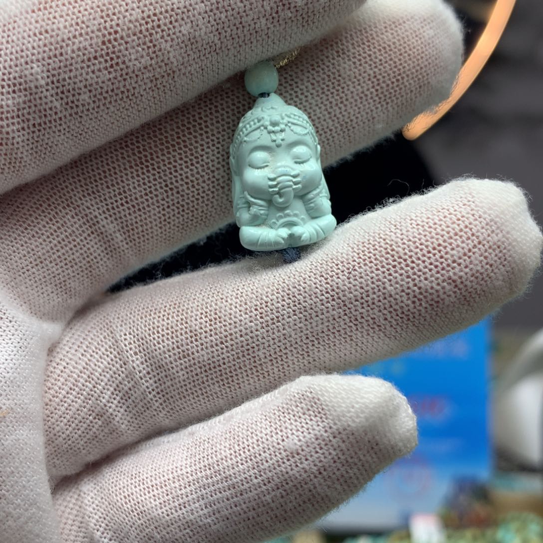 绿松石挂件未镶嵌