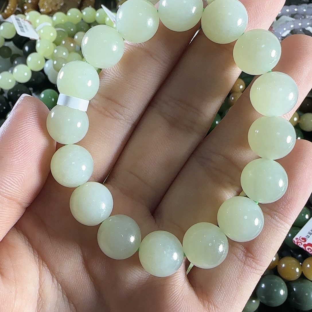 和田玉手链未镶嵌10