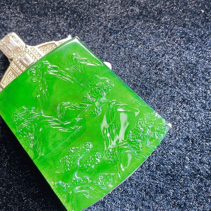 翡翠颈饰未镶嵌04，