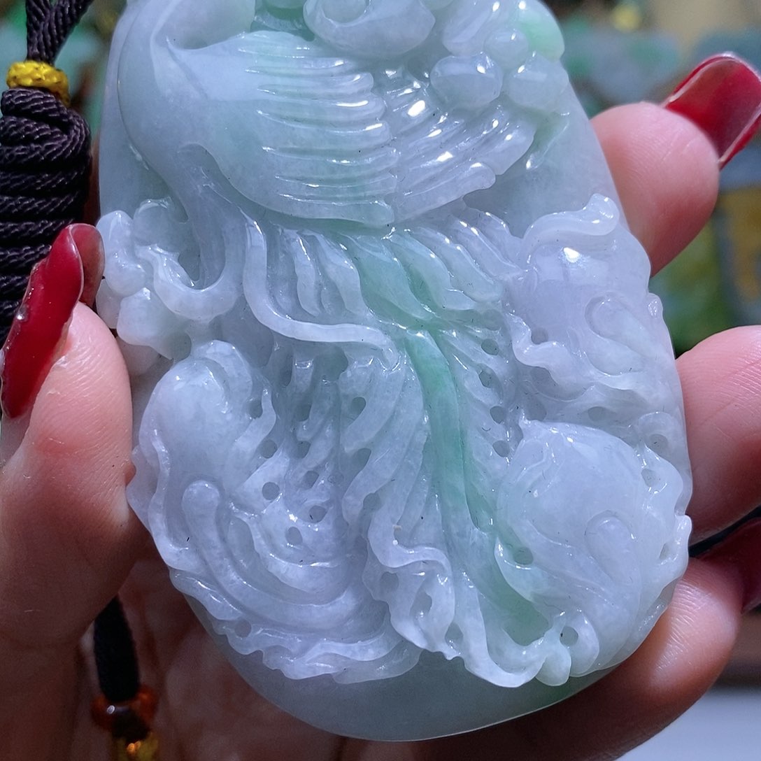 【闪购商品】翡翠颈饰未镶嵌凤凰