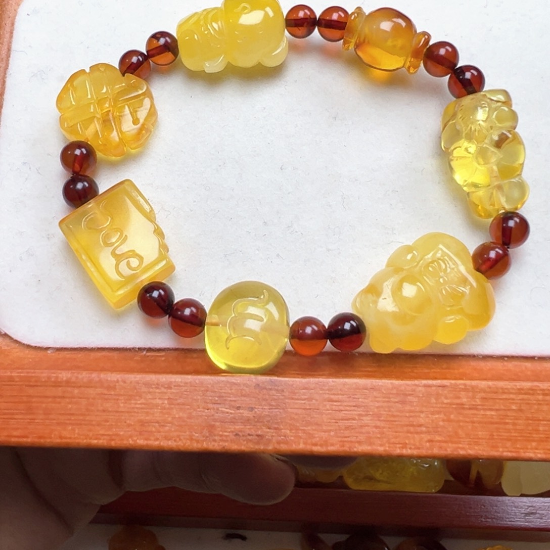 琥珀吊坠(不含链)未镶嵌