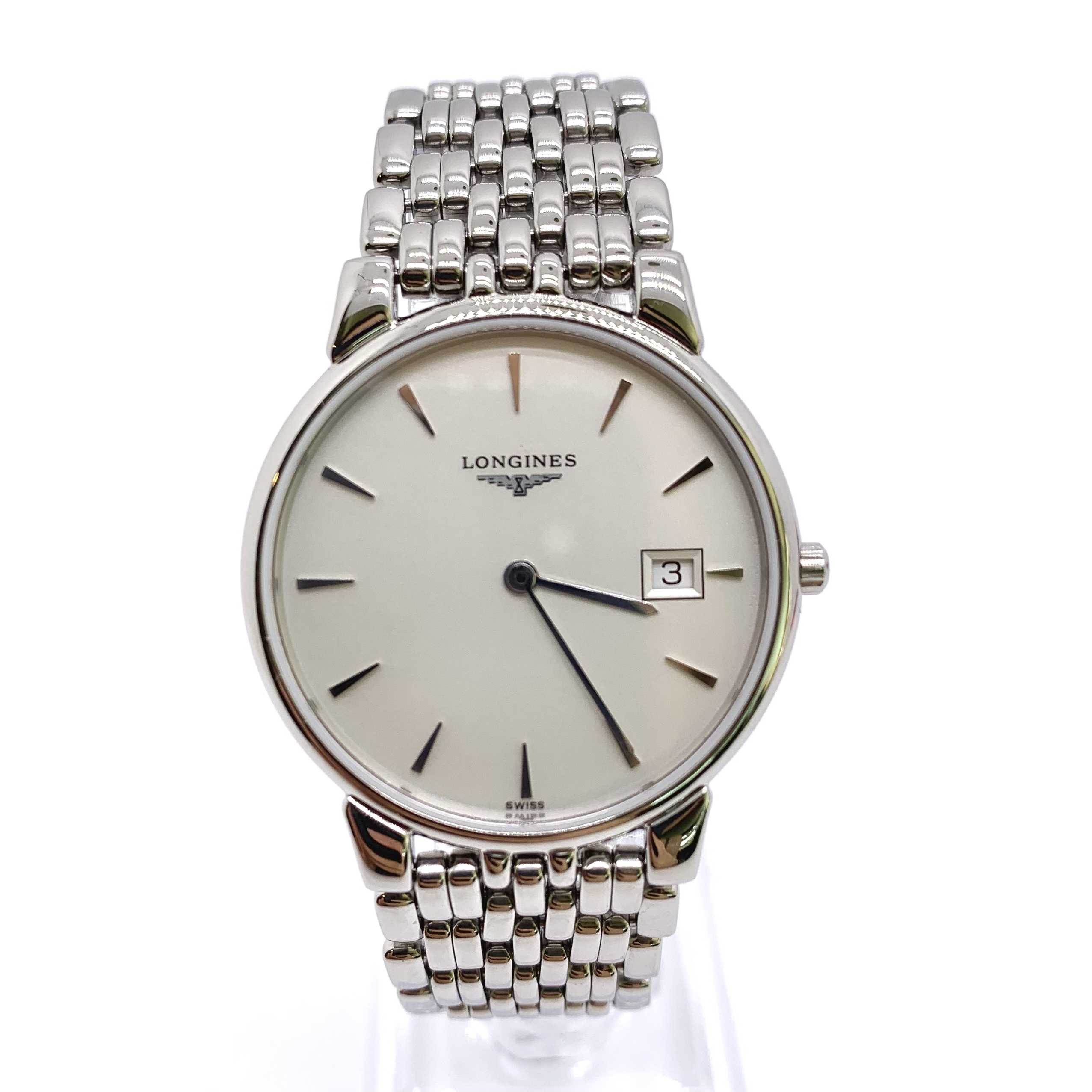 95新 Longines/浪琴 优雅系列 33.5mm 石英 女表时尚