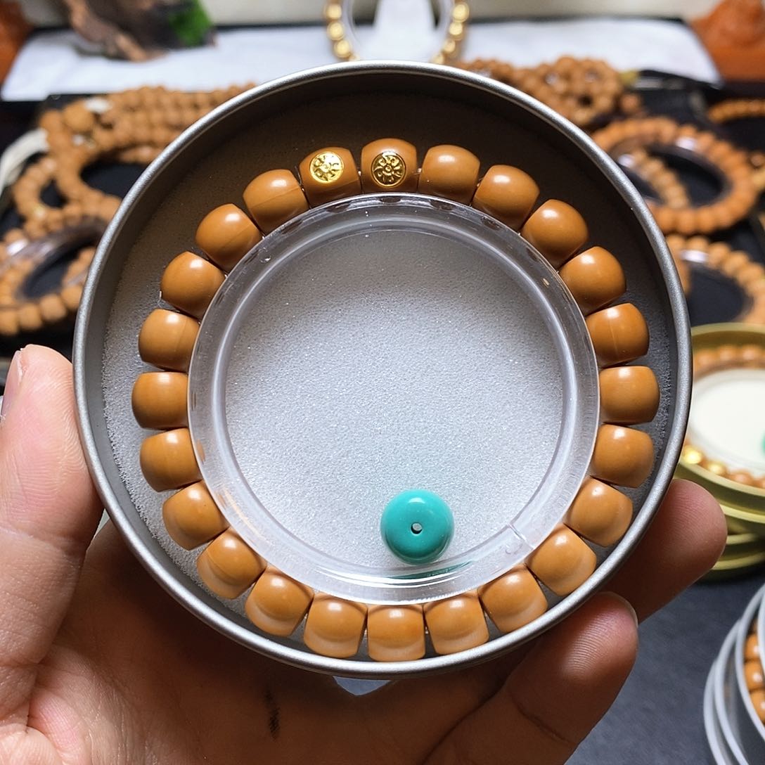 猴头核桃手串双18k金标直切10左右全品240号