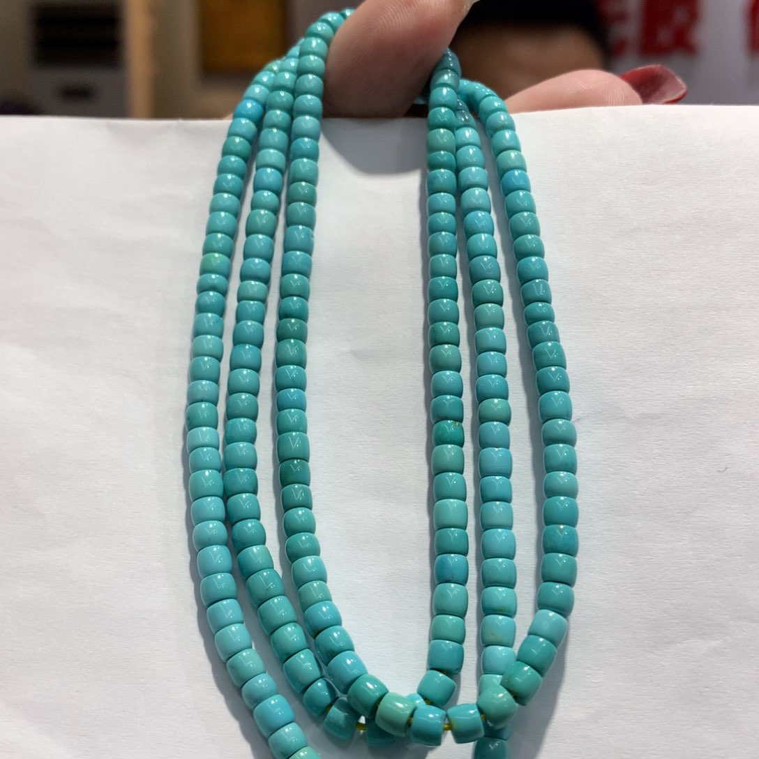 绿松石长链未镶嵌