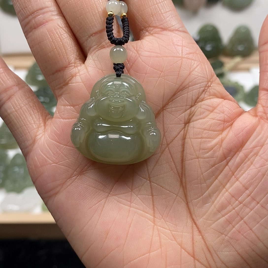 和田玉挂件未镶嵌卡30